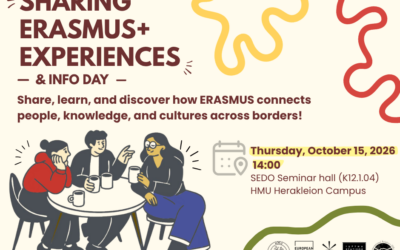Sharing ERASMUS+ Experiences & Info Day – Thursday, October 15, 2026, 14:00